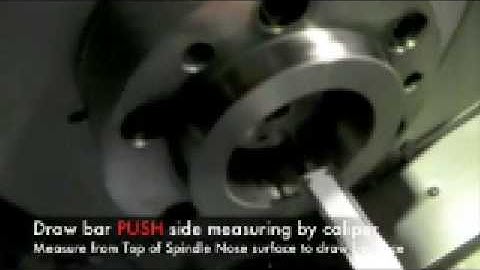 How to confirm draw bar stroke