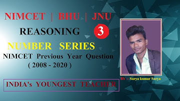 Number Series NIMCET Previous Year Question | Number Series By Surya kumar | Reasoning For NIMCET |