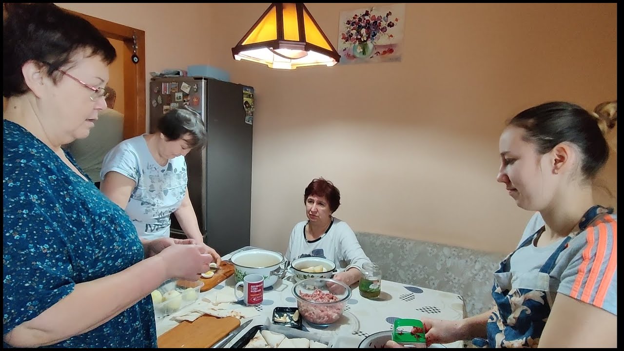 Самса  быстрого приготовления .Гости на пороге