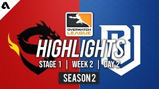 Shanghai Dragons vs Boston Uprising | Overwatch League S2 Highlights - Stage 1 Week 2 Day 2