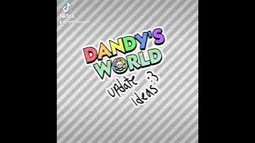 (Yes this is my TikTok) dandy’s world update ideas #dandysworld #art #capcut