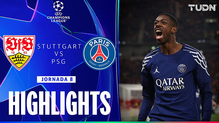 HIGHLIGHTS - Stuttgart vs PSG | UEFA Champions League 24/25 | TUDN