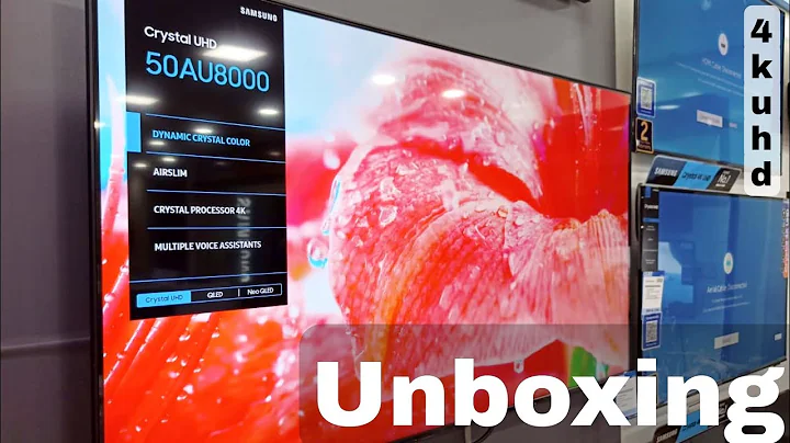 2021 Samsung AU8000 | Crystal 4k Smart Tv | On a budget | Unboxing