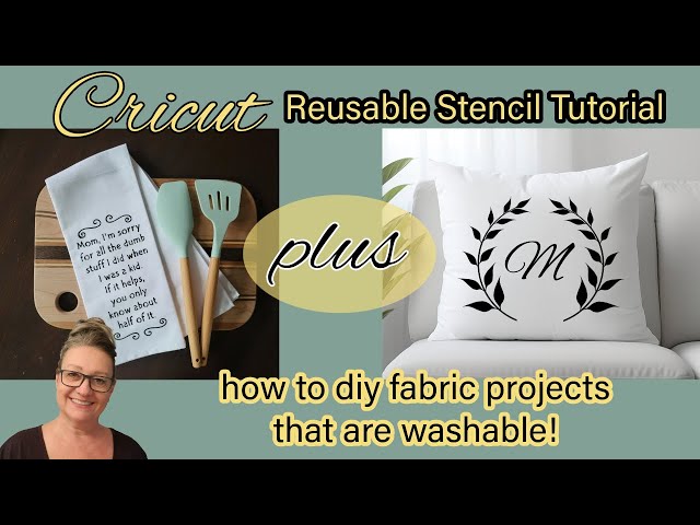 Use your Cricut to make a reusable product like stencils! 