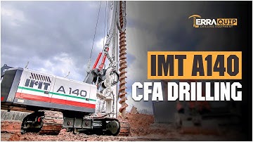 IMT A140 - CFA Drilling 600 mm diameter 16 meters depth