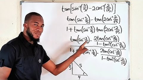 Composition of inverse trigonometric function