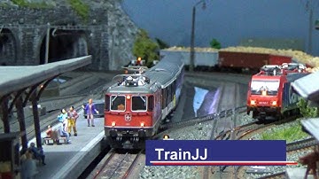 Märklin Modelleisenbahn H0 Gotthard Strecke | Swiss Model Train layout | Zwitserse modelbaan Marklin