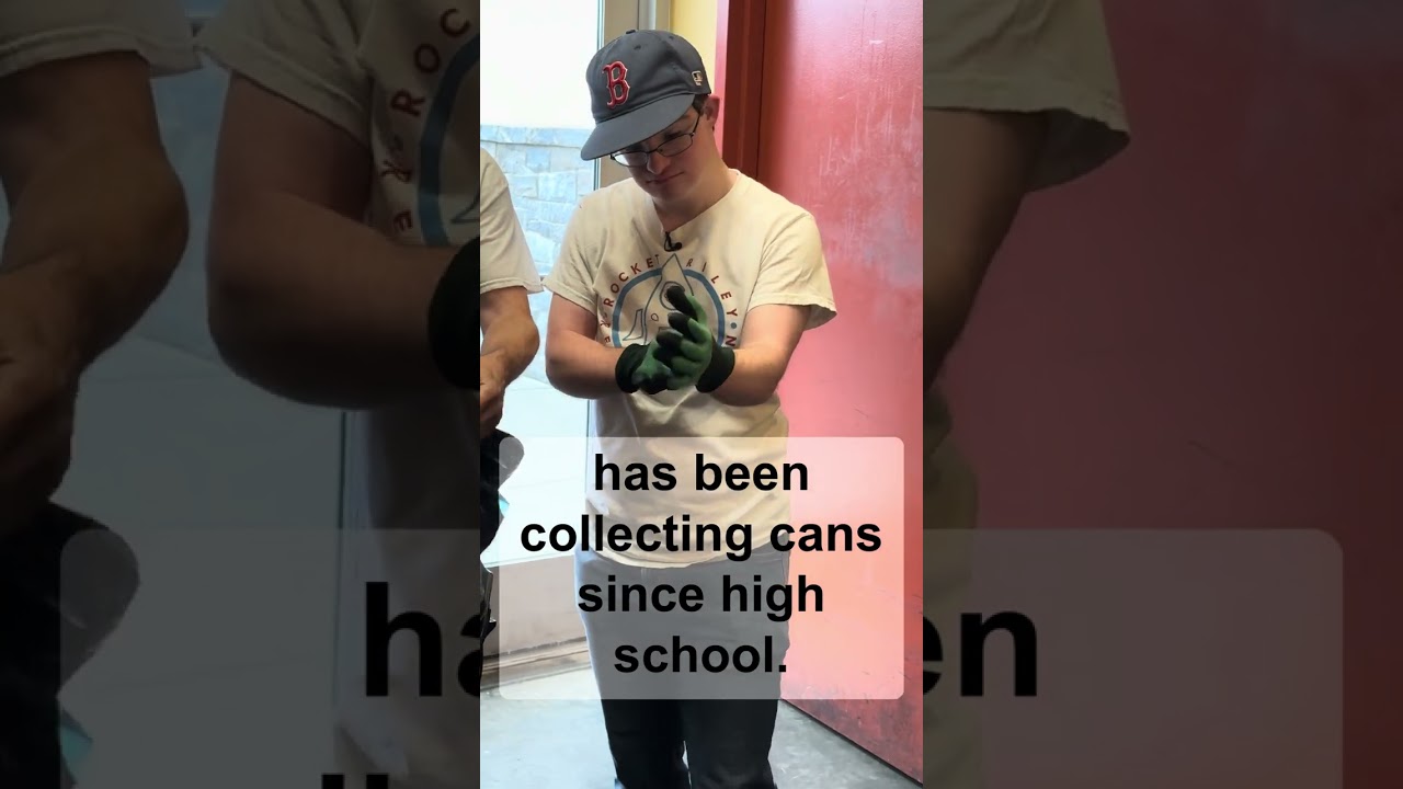 Collecting hundreds of thousands of cans for charity