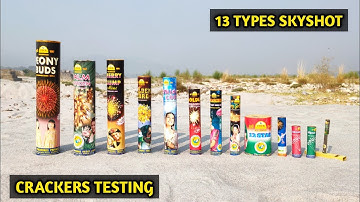 Testing of different types of sky shot | Skyshot testing | Crackers Testing