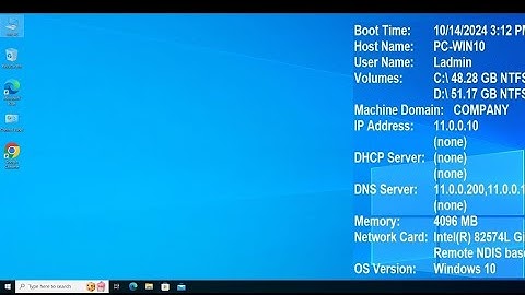 How To Display System Information On The Desktop Background BG Info