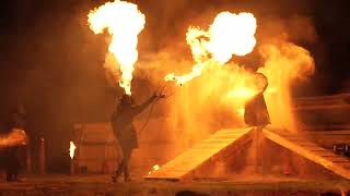 Огни Вальхаллы - Огненное театрализованное представление на Каупе.