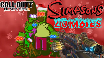 BO3 Zombies Funny Moments - The Simpsons Christmas