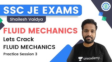 Lets Crack Fluid Mechanics | Practice Session 3 | SSC JE Exams | Shailesh Vaidya