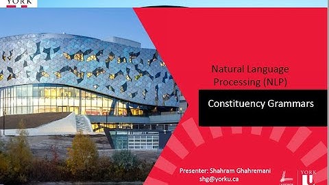 Lecture 7 - Constituency grammar