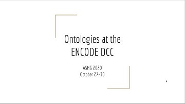 ENCODE Ontologies
