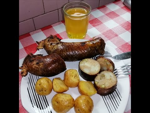 Video: Cuellos De Pollo Rellenos