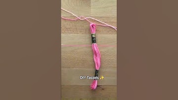 Make some tassels with me! #tassels #sewingtips #sew #sewcanshe #crafting #quilting