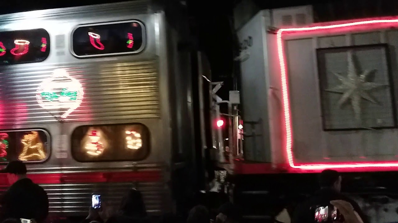 Caltrain christmas train 2025