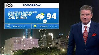 DFW Weather: Higher humidity and possible rain chances