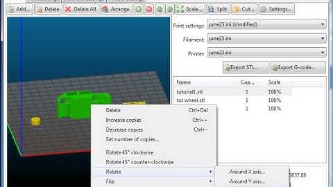 Autodesk Inventor Car Tutorial part 5 (Slic3r)