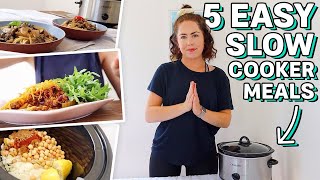 EASY SUMMER SLOW COOKER MEALS | Budget & Healthy