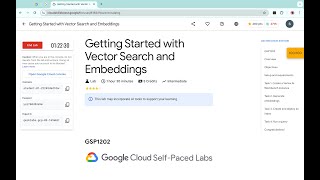Famous Getting Started with Vector Search and Embeddings | #qwiklabs | #GSP1202 | [With Explanation🗣️] Net Worth