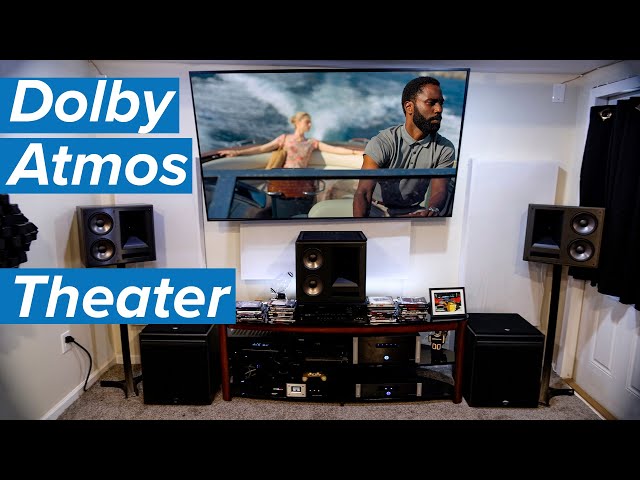 Small Home Theater with BIG Sound - 7.1.4 THX Ultra 2 Dolby Atmos System 