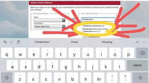 Logging into Istation
