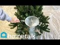 DIY Tree Flocking - Save yourself hundreds with this tree flocking trick! | Hometalk