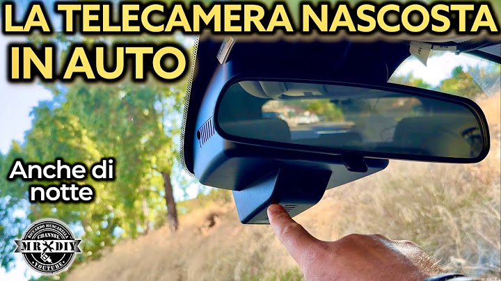 La telecamera nascosta dentro la tua macchina. La conoscevi? Registra mente guidi Dashcam Mangoal 4k