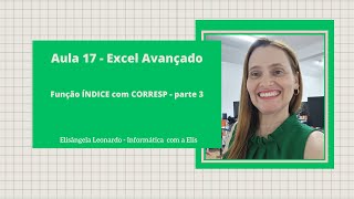 Aula 17 - parte 3 - Função ÍNDICE com CORRESP