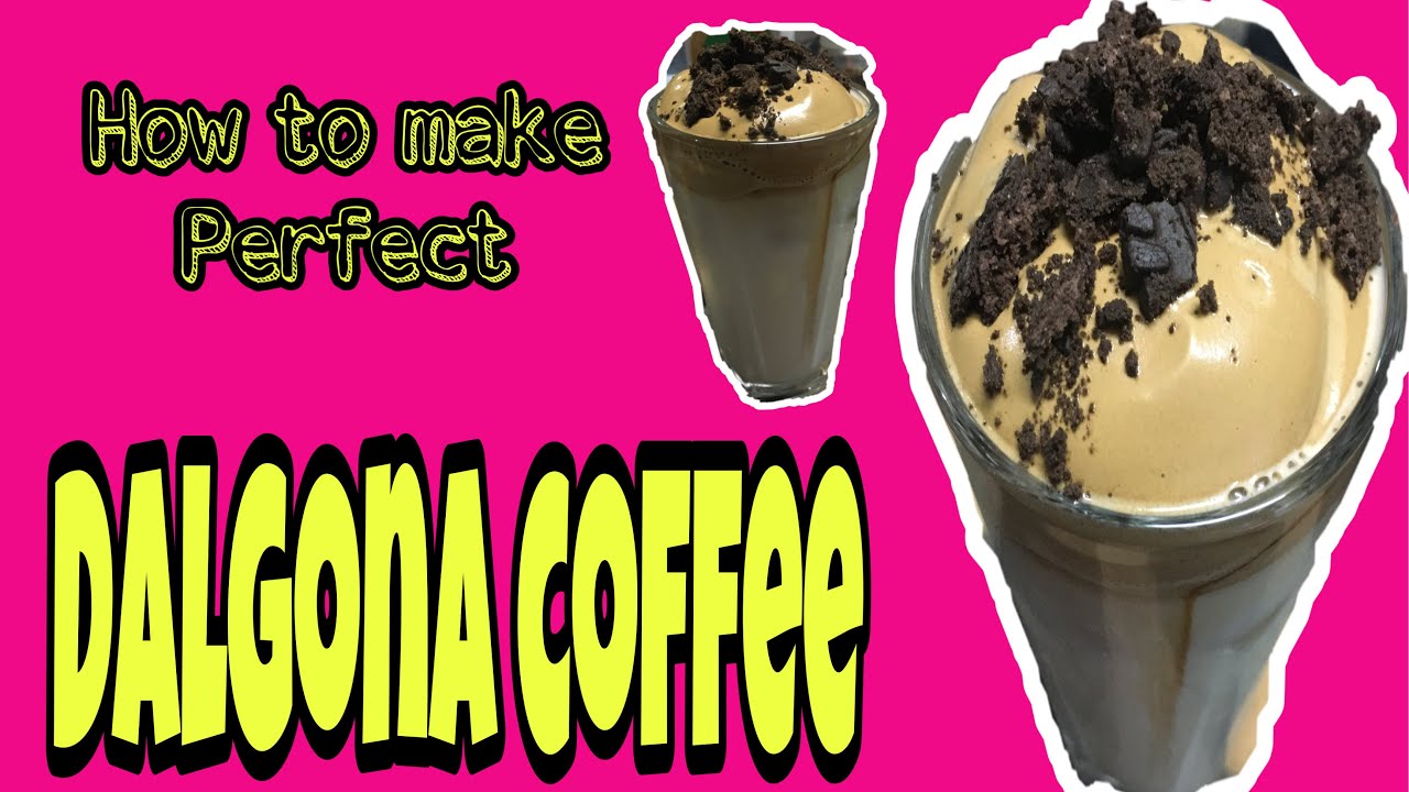 Easy steps to make DALGONA COFFEE