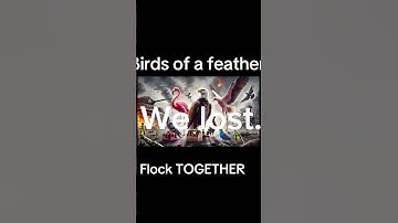 Birds of a feather in fact did not flock together #fortnite