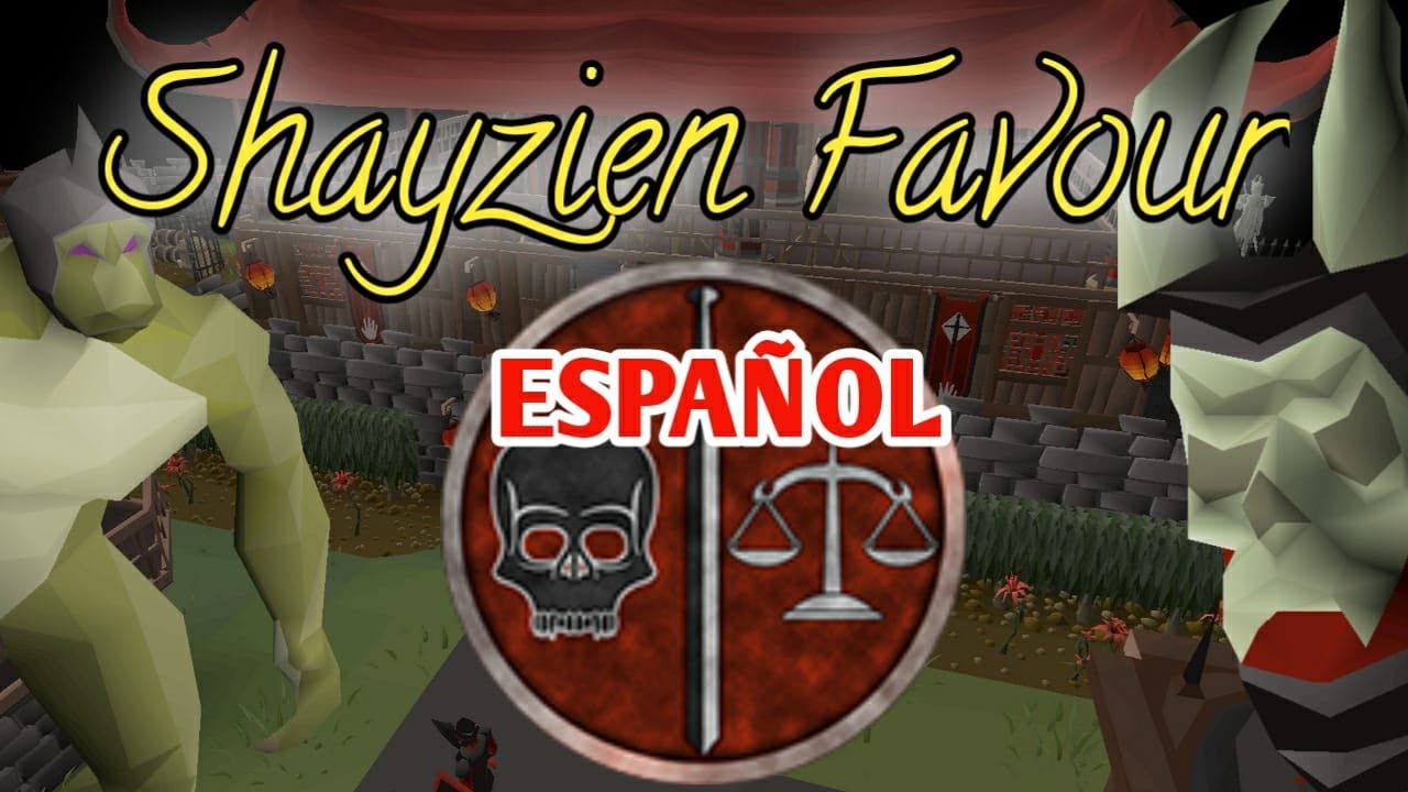 Shayzien Favour Guide OSRS ESPA OL 2022 YouTube