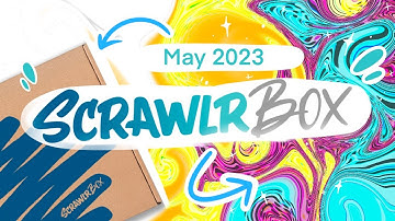 ScrawlrBox May 2023 UNBOXING! // EmilyArts