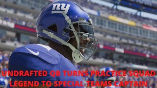 UNDRAFTED QB TURNS PRACTICE SQUAD LEGEND TO SPECIAL TEAMS CAPTAIN MADDEN 22