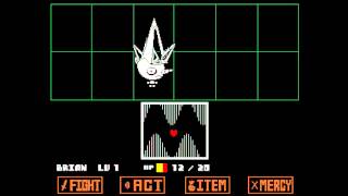 Undertale - Neutral/Pacifist Icecap
He seems pretty cool. Maybe lose the hat?
Strategy: Ignore twice, steal his hat, compliment him, spare. Undertale - Neutral/Pacifist Icecap