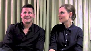 Emily Deschanel & David Boreanaz interview: Bones S9 Premiere post mortem