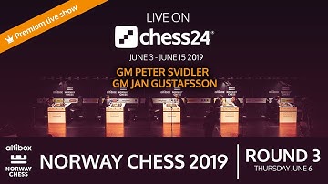 Altibox Norway Chess Round 3 | Svidler & Gustafsson