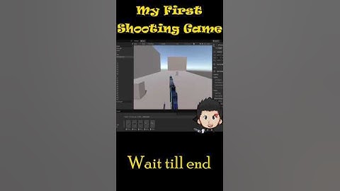 I Made My First Shooting Game in Unity #shorts #unitygames #unity #myfirstgame #myfirst