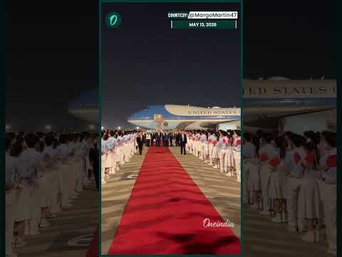New Video: Trump Gets Traditional Welcome At Beijing Airport in China