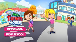 SCHOOL IS COOL😎! PRE-SCHOOL & HIGH SCHOOL are now on the MAP! || MY TOWN: WORLD screenshot 5