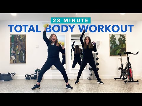 Total Body Workout #6 Cardio + Strength + Stretch (28 MIN)