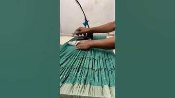 Fabric manipulation Crushing Techniques Final Part Video #shorts #viral #fabric manipulation