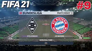 FC Bayern Munich Career Mode 8 Against M’Gladbach | PS4 fifa21 fcbayern