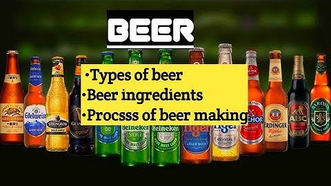 Beer. Production process. Detailed lecture. Beverages