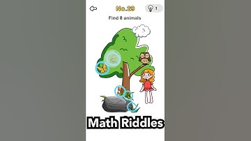 Brain Out Level 29 ( Find 8 animals )