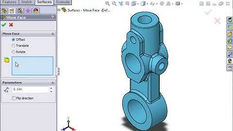 SolidWorks Surfacing 01 Surfacing   16 Move Faces