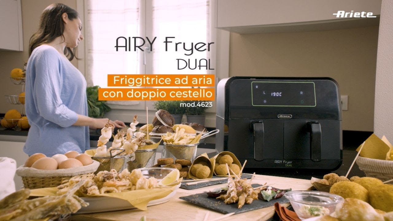 Friggitrice ad aria Dual Easy Fry & Grill 8,3 L Coal Grey, FRIGGITRICI AD  ARIA