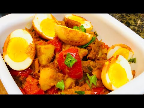 CAPSICUM ALOO RECIPE WITH EGGS  POTATO GREEN BELL PEPPER RECIPE